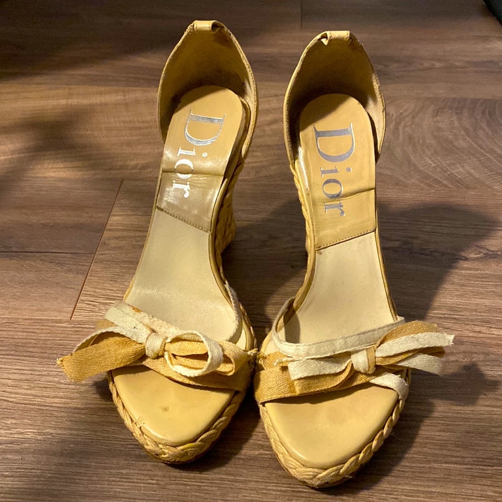Dior wedge sandalss